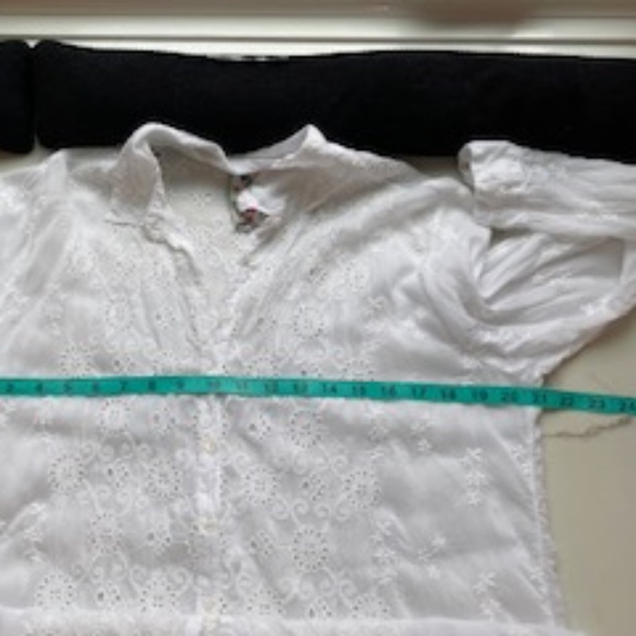 Johnny Was blouse Large white - Picture 12 of 13